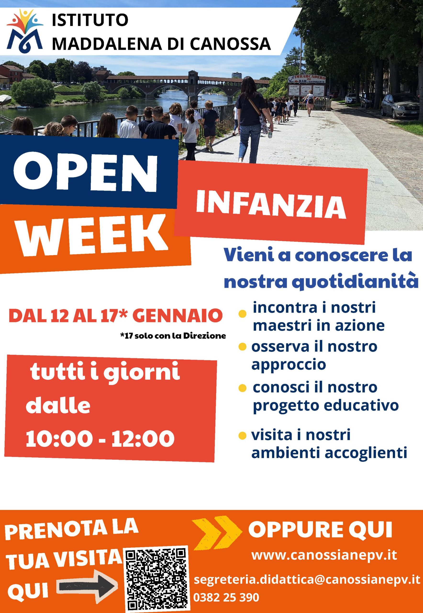 Scuola dell’Infanzia – Open Week dal 12 al 17 Gennaio 2026